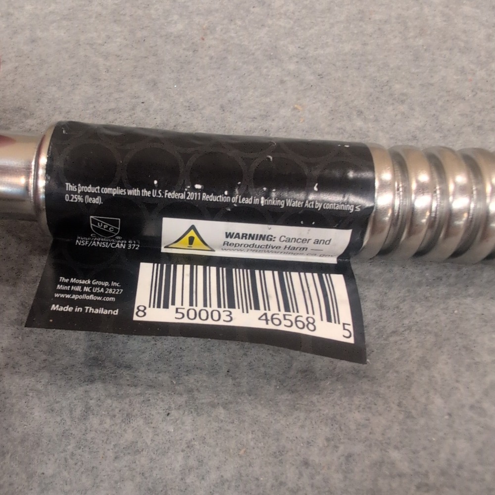 Apollo PEX-A Corrugated Stainless Steel Water Heater Connector Ball Valve 2 Pack - Picture 5 of 5